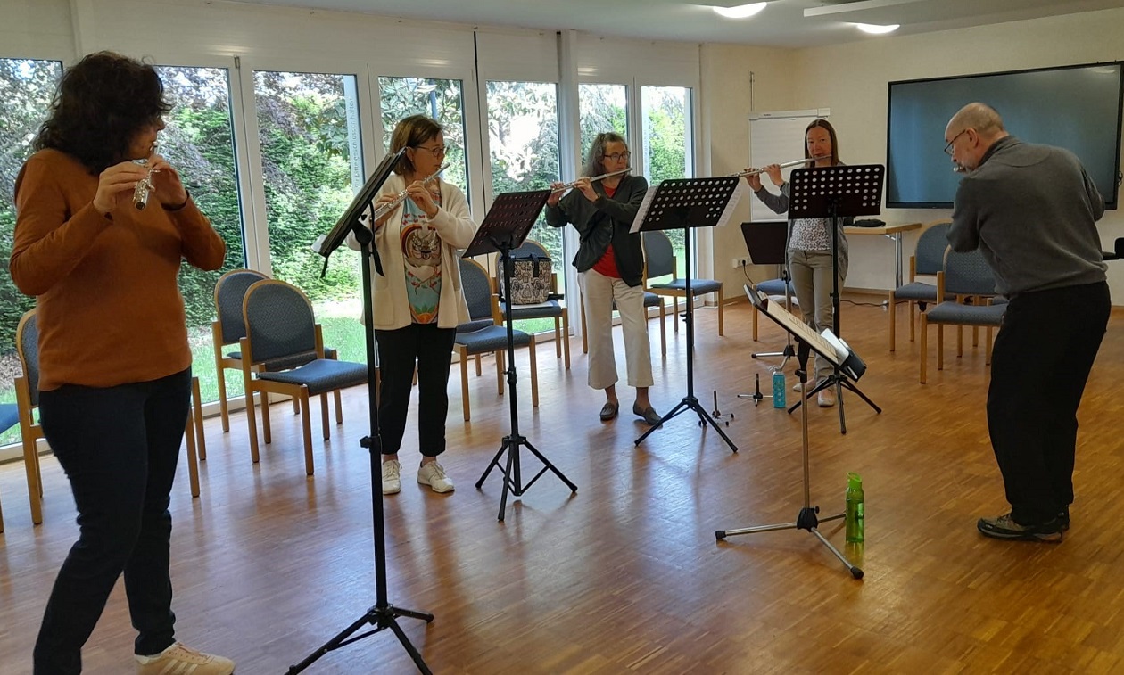 Das BDB-Festival für Flöte querwind fand im Mai mit großem Erfolg in der BDB-Musikakademie Staufen statt.
